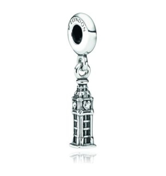 791080 Big Ben silver dangle