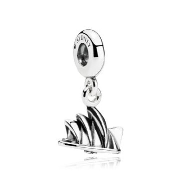 791175 Sydney Opera house silver dangle