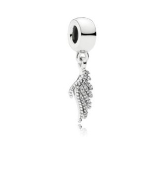 PANDORA 791750CZ Charm colgante pluma de fénix en plata de ley y circonita cúbica transparente