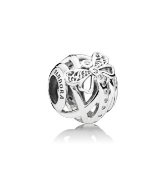 PANDORA Charm Libélula en plata de primera ley con circonitas transparentes