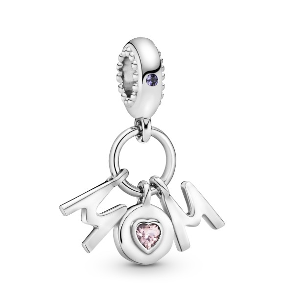 Charm colgante en plata de ley Mamá Perfecta