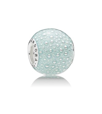 PANDORA Charm en plata de primera ley con esmalte azul