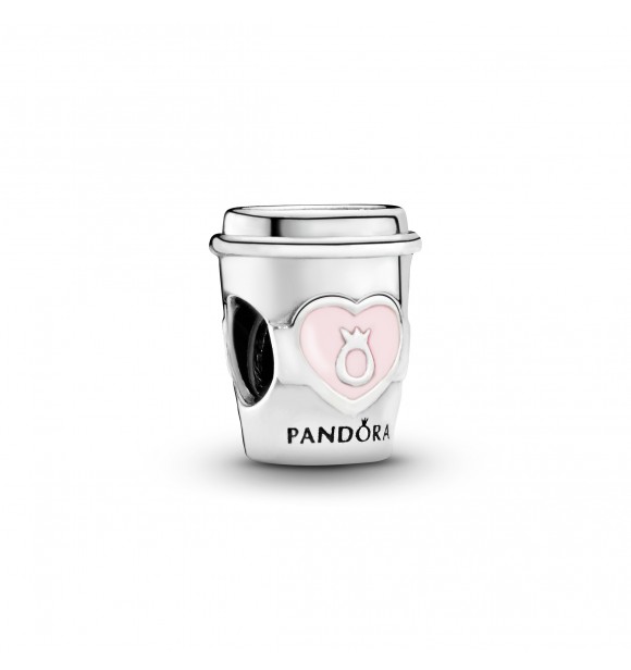 PANDORA Charm en plata de ley Bebida para Llevar