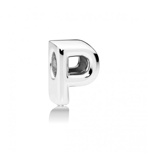 PANDORA Charm en plata de ley Letra P