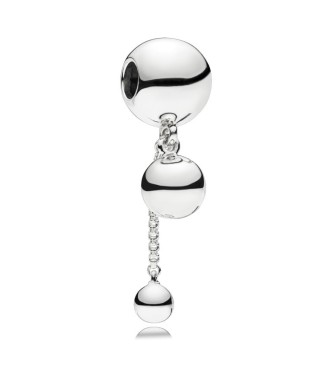 PANDORA Charm en plata de ley Cadena de Cuentas