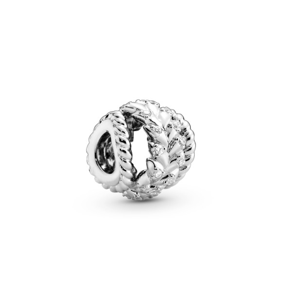 PANDORA Charm Espigas en plata de primera ley con circonitas transparentes