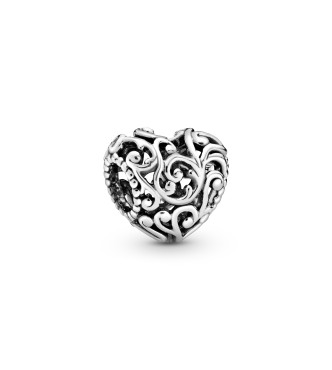 PANDORA Charm Corazón en plata de primera ley
