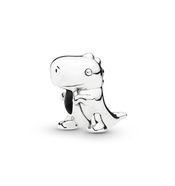 Dinosaur silver charm