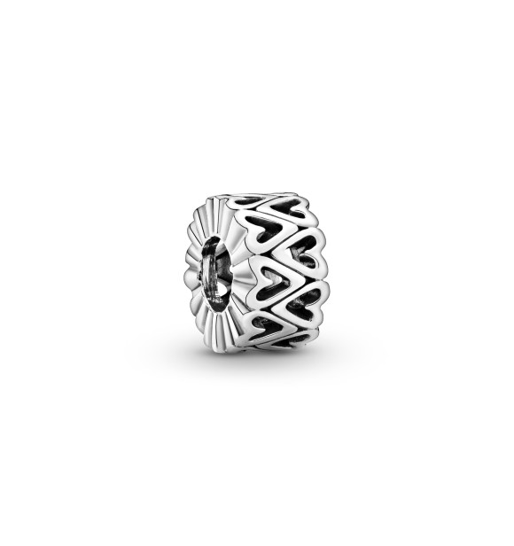 Hearts sterling silver spacer 798694C00