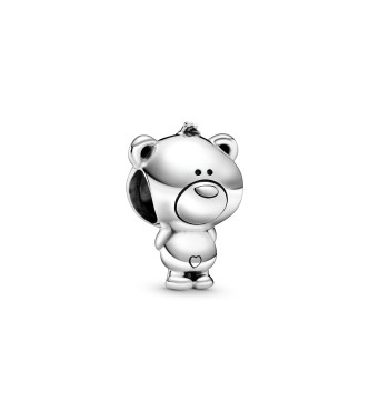 Teddy bear sterling silver charm 798695C00