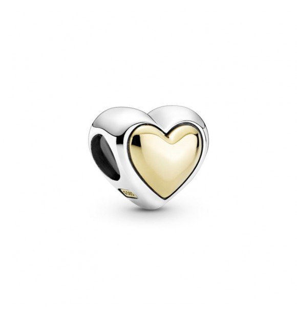 799415C00-Charm Corazón Cúpula Dorada