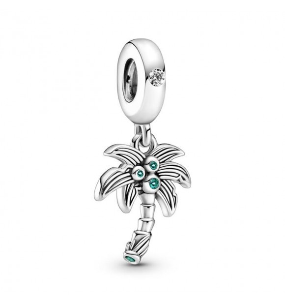 799438C01-Charm Colgante en plata de ley Palmera y Cocos