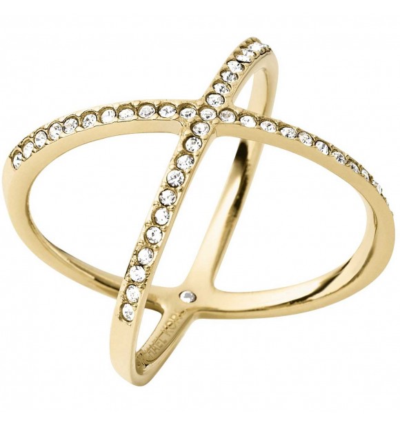 MICHAEL KORS JEWELRY MKJ4171710 BRILLIANCE RING GOLD WOMEN