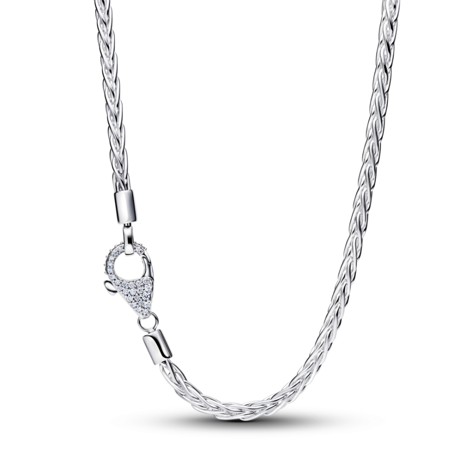 PANDORA 394463C01 Collar de cola de zorro en plata esterlina con ...