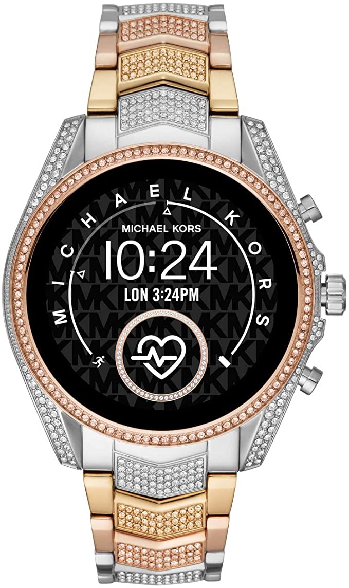 M KORS DISPLAY WATCH MKT5105 GEN 5 BRADSHAW silver stainless_b_steel round  44mm 5_b_atm M Kors Display Watch